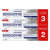 CREME DENTAL SENSODYNE BRANQUEADOR EXTRA FRESH 90GR L3 P2 PROMO