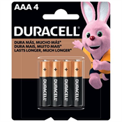 PILHA DURACELL AAA PALITO C/4