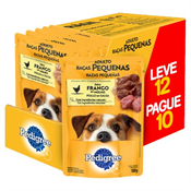 PEDIGREE ADULTO RACAS PEQUENAS FRANGO 100GR L12 P10 PROMO