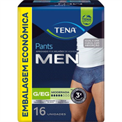 ROUPA INTIMA TENA PANTS MEN G/EG COM 16 UN