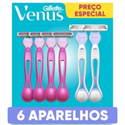 KIT APARELHO VENUS LEVE 4 PAGUE 3 SUAVE + VENUS INTIMA C/2