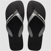 HAVAIANAS DUAL PRETO / CINZA ACO 43/44
