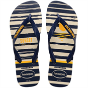 HAVAIANAS TOP NAUTICAL BEGE PALHA / MARINHO 43/44