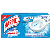 PASTILHA ADESIVA HARPIC 2 EM 1 LAVANDA 9GR - 3UN