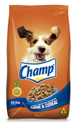 CHAMP ADULTO CARNE E CEREAL 10,1KG