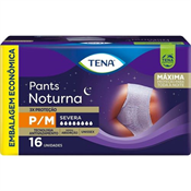 ROUPA INTIMA TENA PANTS NOTURNA P/M COM 16 UN