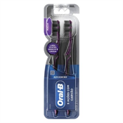 ESCOVA DENTAL ORAL-B 3DW C/2 CHARCOAL