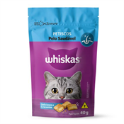 WHISKAS TEMPTATIONS PELO SAUDAVEL 40GR