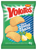 BATATA YOKITOS ONDULADA CEBOLA SALSA 45GR