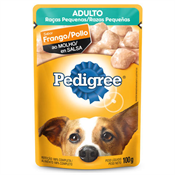 PEDIGREE ADULTO RACAS PEQUENAS FRANGO AO MOLHO 100GR SACHE