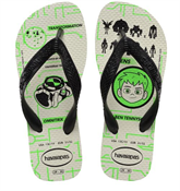 HAVAIANAS KIDS BEN 10 BRANCO / PRETO / PRETO 35/36