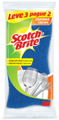 ESPONJA AZUL NAO RISCA LOUCAS DELICADAS SCOTCH-BRITE ANTIBAC 3 UN
