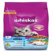 WHISKAS GATOS CASTRADOS PEIXE 900GR