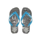 HAVAIANAS TOP WARNER LOGOMANIA BRANCO / AZUL 35/36