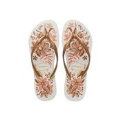HAV SLIM ORGANIC BRANCO / DOURADO 33/34