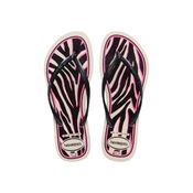 HAVAIANAS SLIM ANIMALS BEGE PALHA / CINZA DARK METALICO 35/36