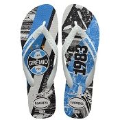 HAVAIANAS TOP TIMES GREMIO BRANCO / BRANCO / AZUL 35/36