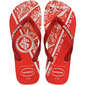 HAVAIANAS TOP TIMES INTER BRANCO / VERMELHO APACHE 35/36