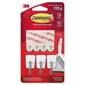 GANCHO PARA UTENSILIOS BRANCO 225G COMMAND MINI 3 UN