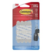 GANCHO PLASTICO 225G COMMAND MINI 6 UN
