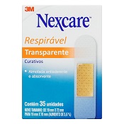 CURATIVO RESPIRAVEL TRANSPARENTE NEXCARE 35U