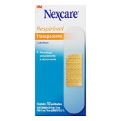 CURATIVO RESPIRAVEL TRANSPARENTE NEXCARE 10 UN