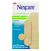 CURATIVO RESPIRAVEL SUPERFLEXIVEL VARIADO NEXCARE 24 UN