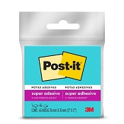 BLOCO DE NOTAS ADESIVAS AZUL POST-IT 76MM X 76MM 45 FOLHAS