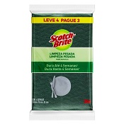 ESPONJA LIMPEZA PESADA SCOTCH-BRITE LEVE 4 PAGUE 3