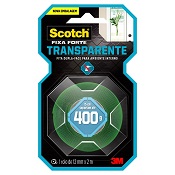 FITA DUPLA FACE TRANSPARENTE SCOTCH FIXA FORTE 12MM X 2M
