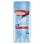 DESOD SECRET CLEAR GEL INVISIBLE BERRY 73G