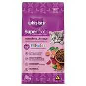 WHISKAS SUPERFOODS DRY FIL SALMAO 900G