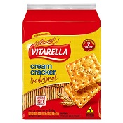 BISCOITO CREAM CRACKER AMANTEIGADO VITARELLA DE 350 GR