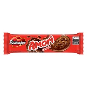 BISCOITO COOKIE CHOCOLATE C/ GOTAS CHOCOLATE AMORI 80GR