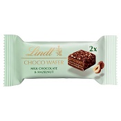 LINDT CHOCO WAFER AVELA 30GR