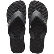 HAVAIANAS TRACK WAVES PRETO / CINZA CHUMBO 39/40