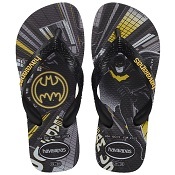 HAVAIANAS KIDS TOP WARNER FC PRETO / PRETO 25/26