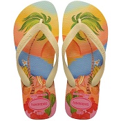 HAVAIANAS TOP OCEAN MOOD FC BUTTERCREAM 33/34
