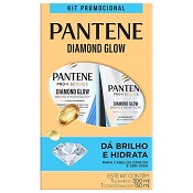 KIT PANTENE SH 300ML + COND DIAMOND GLOW 150ML