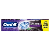 ORAL-B CREME DENTAL 3D WHITE CARVAO 140G LEVE + PAGUE -