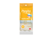ESPONJA PONJITA PARA BANHO DUPLA FACE ANATOMICA LEVE 3 PAGUE 2 UN
