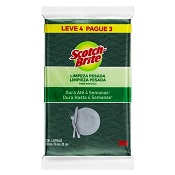 ESPONJA LIMPEZA PESADA SCOTCH-BRITE LEVE 4 PAGUE 3