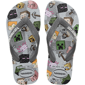 HAVAIANAS KIDS MINECRAFT CINZA ACO 33/34
