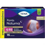 ROUPA INTIMA TENA PANTS NOTURNA G/EG COM 16 UN