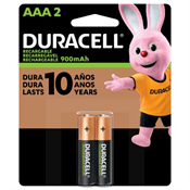 PILHA DURACELL AAA PALITO RECARREGAVEL C/2