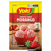PO PARA SORVETE MORANGO YOKI 150GR