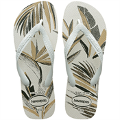 HAVAIANAS ALOHA BRANCO / BRANCO / VERDE OLIVE 37/38